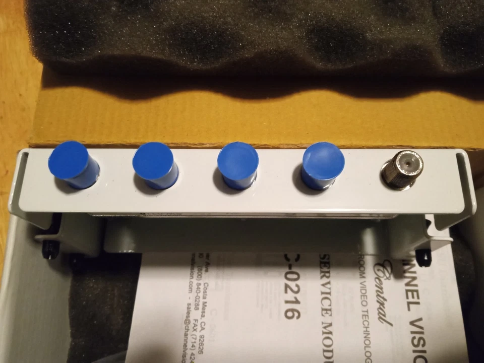 New Channel Vision C-0216 1×6 Phone / 1×4 Coax basic service Splitter Module - Image 4 of 4