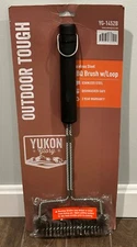 Yukon Glory BBQ Grill Brush Stainless Steel 18'' LONG BBQ Cleaning Metal Brush