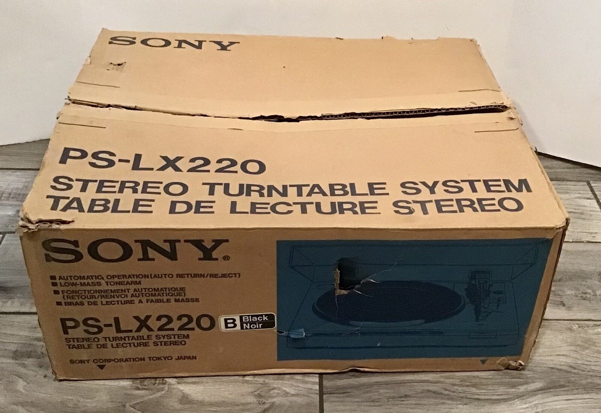 Sony Automatic Turntable PS-LX220 with Original Box and