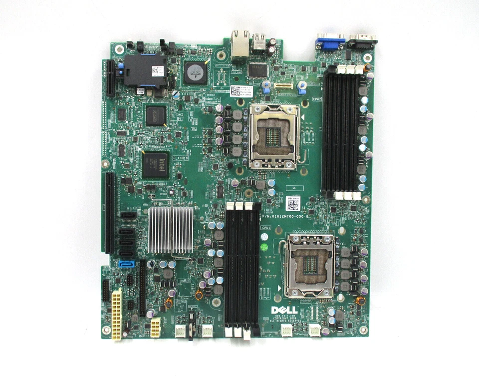 Dell PowerEdge R510 DDR3 Dual LGA 1366 Server Motherboard Dell P/N:0W844P Tested - Image 3 of 4