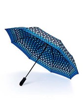 Misty Harbor 42" Automatic Open Rain Umbrella, Raindrops,Folding, Handheld