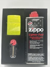 Zippo Cannabis Leaves Design 46269 Lighter, Flints,  Lighter Fluid Gift Set