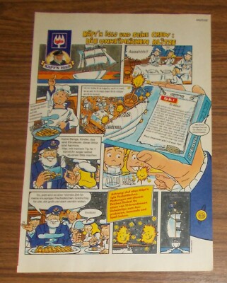 Seltene Werbung KÄPT'N IGLO Fischstäbchen - Die unheimlichen Blitze Comic 1991