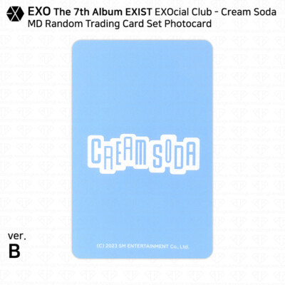 EXO 7th Album EXIST EXOcial Club Cream Soda MD Random