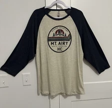 Platinum Delta Apparel Graphic Tee-Shirt Mt. Airy NC Outdoor Adventures XL