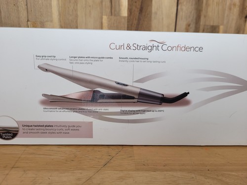 Curl and Straight 2 In 1 Curling Iron & Twisted Straightner Hair Styler - Picture 20 of 20