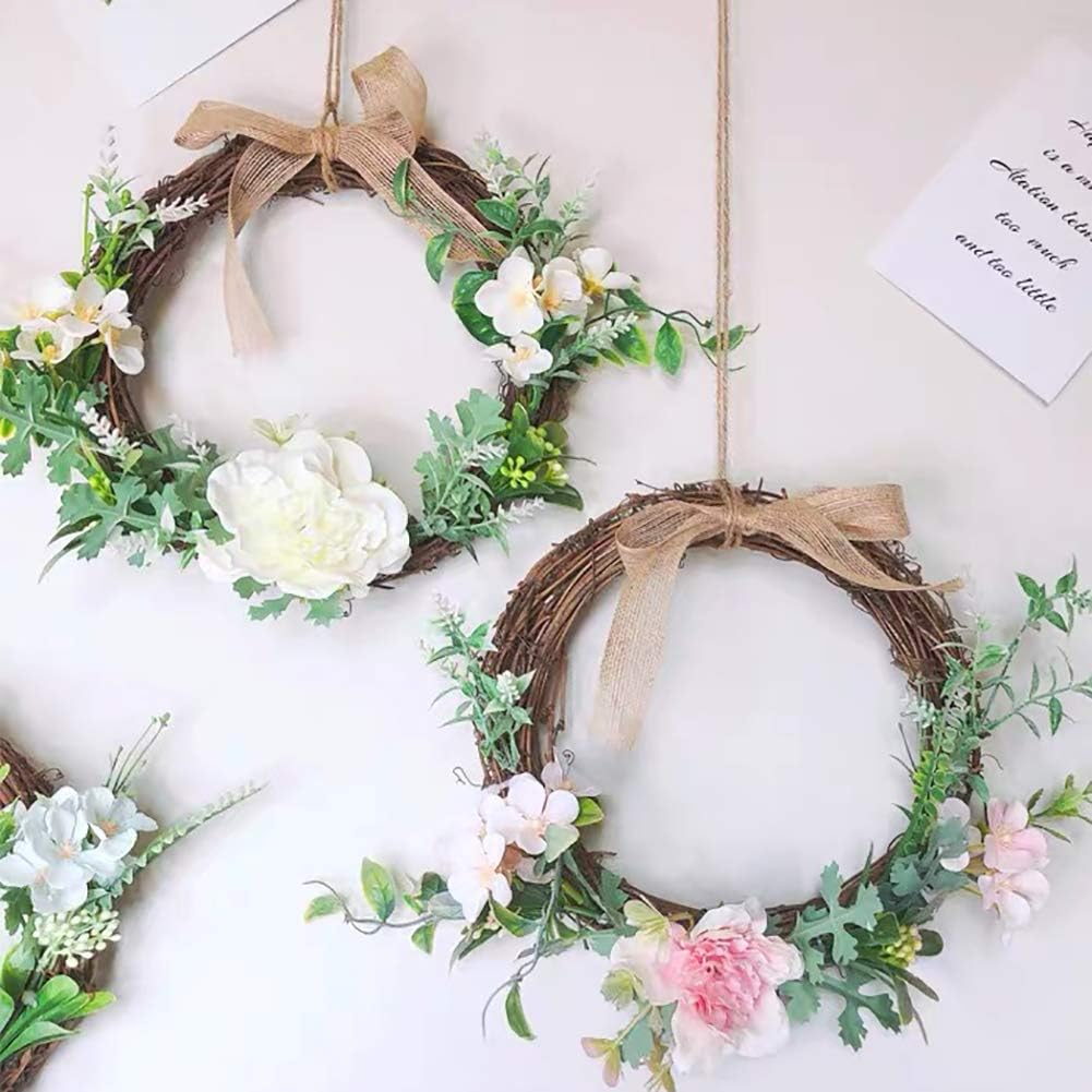 Natural Rope Ribbon Burlap Ribbons,8 Rolls Burlap Lace Burlap Wedding Ribbon Natural Jute ...