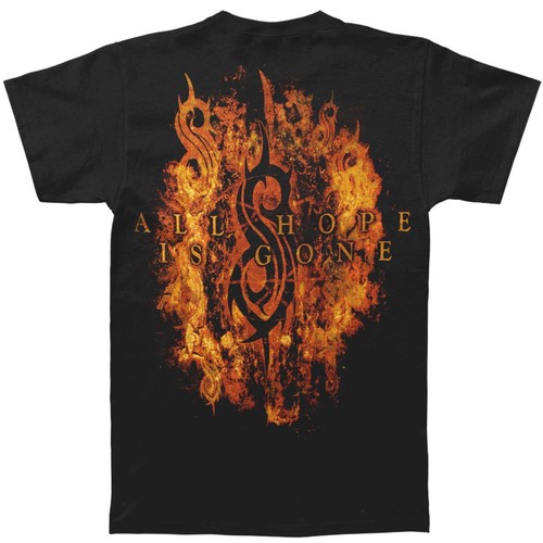 SLIPKNOT - Radio Fires Logo MEN'S T-Shirt - Black XL ** NEW ** - Picture 2 of 3