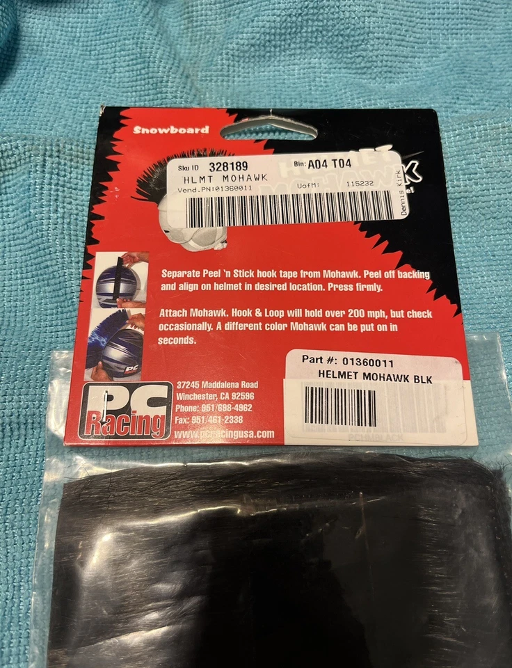 PC Racing Helmet Mohawk NEW - Image 4 of 4