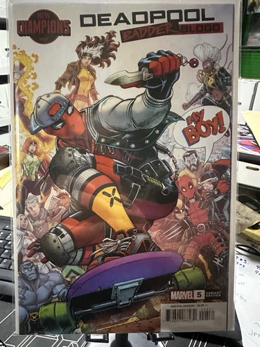 Deadpool Badder Blood #5 CVR C Nick Bradshaw New Champions Variant, 2023 NM