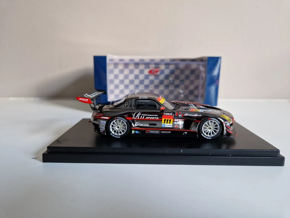 Ebbro 1/43 RN-Sports Mercedes-Benz SLS AMG GT3 Tsuruta/Ueda - Super GT 2015 - Immagine 3 di 4