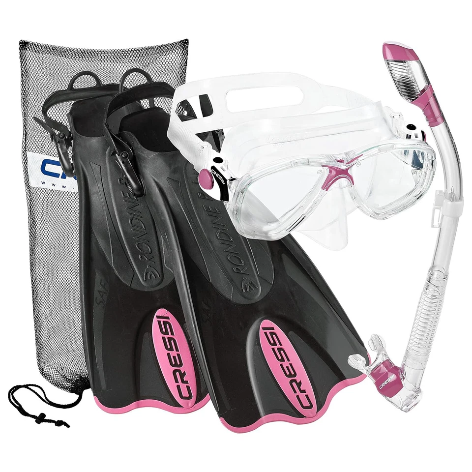 Máscara Cressi Marea - Supernova Dry Snorkel - Conjunto de barbatanas Palau SAF - Imagem 4 de 4