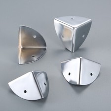 4x Flight Case Brackets Corner Protectors Furniture Corner Guard Case Edge Cover