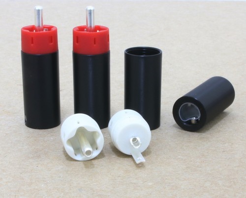 Conector enchufe RCA Star Line plateado telurio cobre 4 piezas (no copia) - Imagen 3 de 6