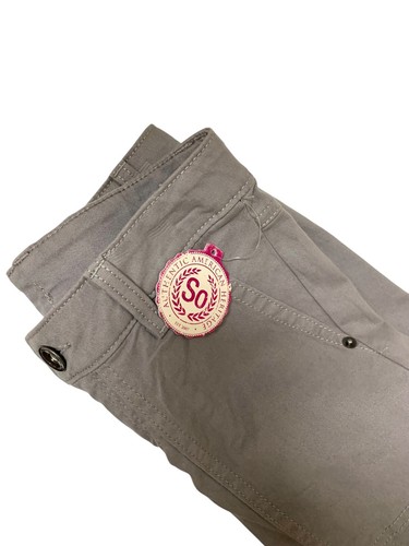 LOT 2 PANTS New GIRLS Sz 8 Roxy Cargo SO Cargo Jeggings Gray Brown *Read Flaw G - Picture 4 of 14