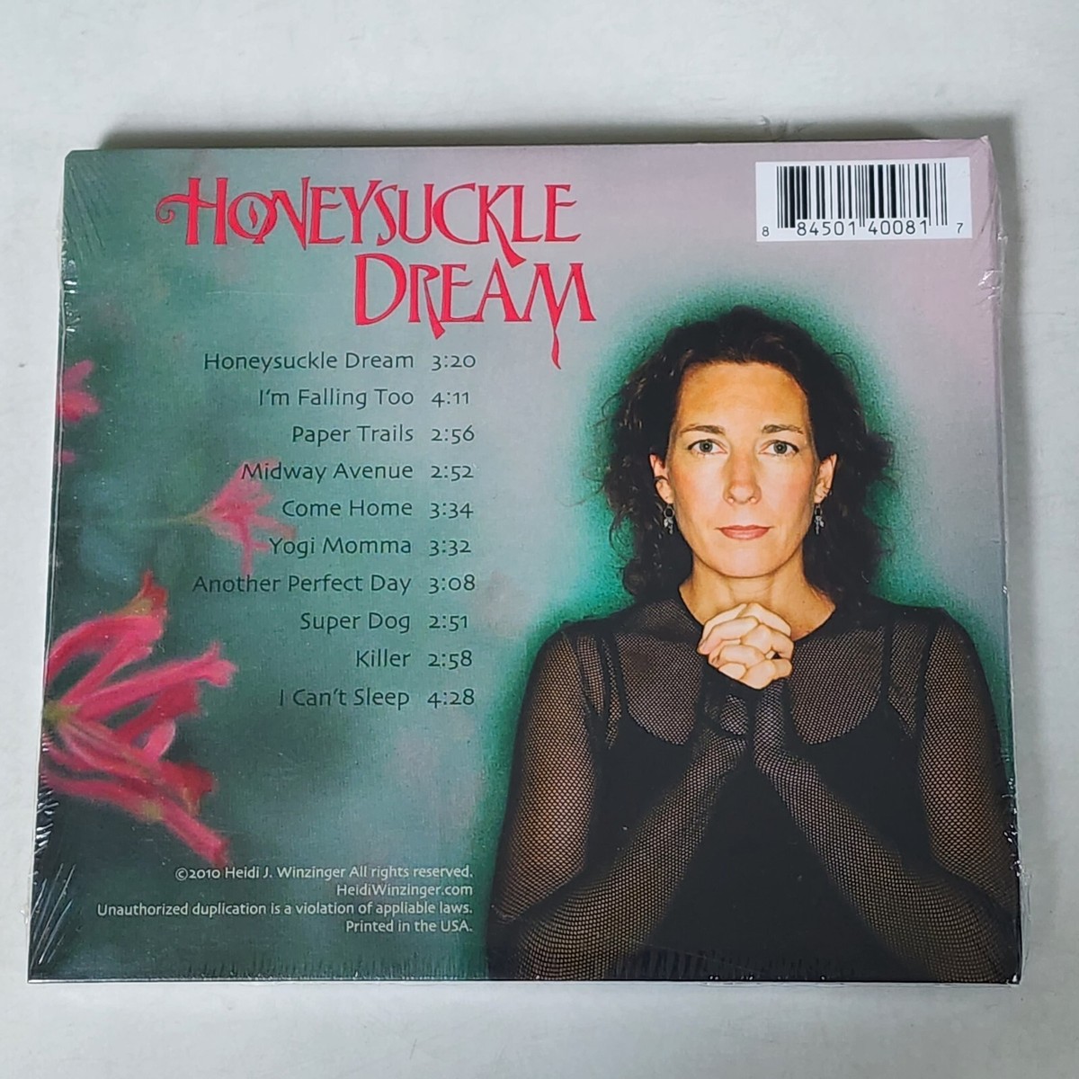 SEALED HEIDI WINZINGER HONEYSUCKLE DREAM CD 2010