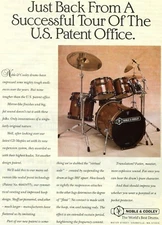 1995 Print Ad of Noble & Cooley NC Maple Drum Kit