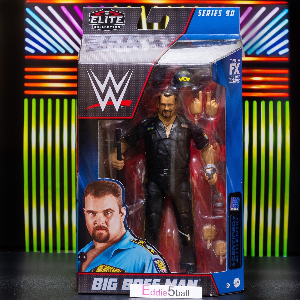 NEW MATTEL WWE ELITE COLLECTION SERIES 90 BIG BOSS MAN CHASE VARIANT TOY FIGURE