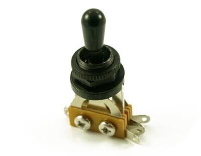 NEW - Metric Toggle Switch For LP Style Guitars - BLACK, #WDE7B-1