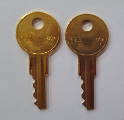 EM501 Two Replacement Keys Cut to Key Code EM501 Eberhard-Dutec-Husky, Tool Box.