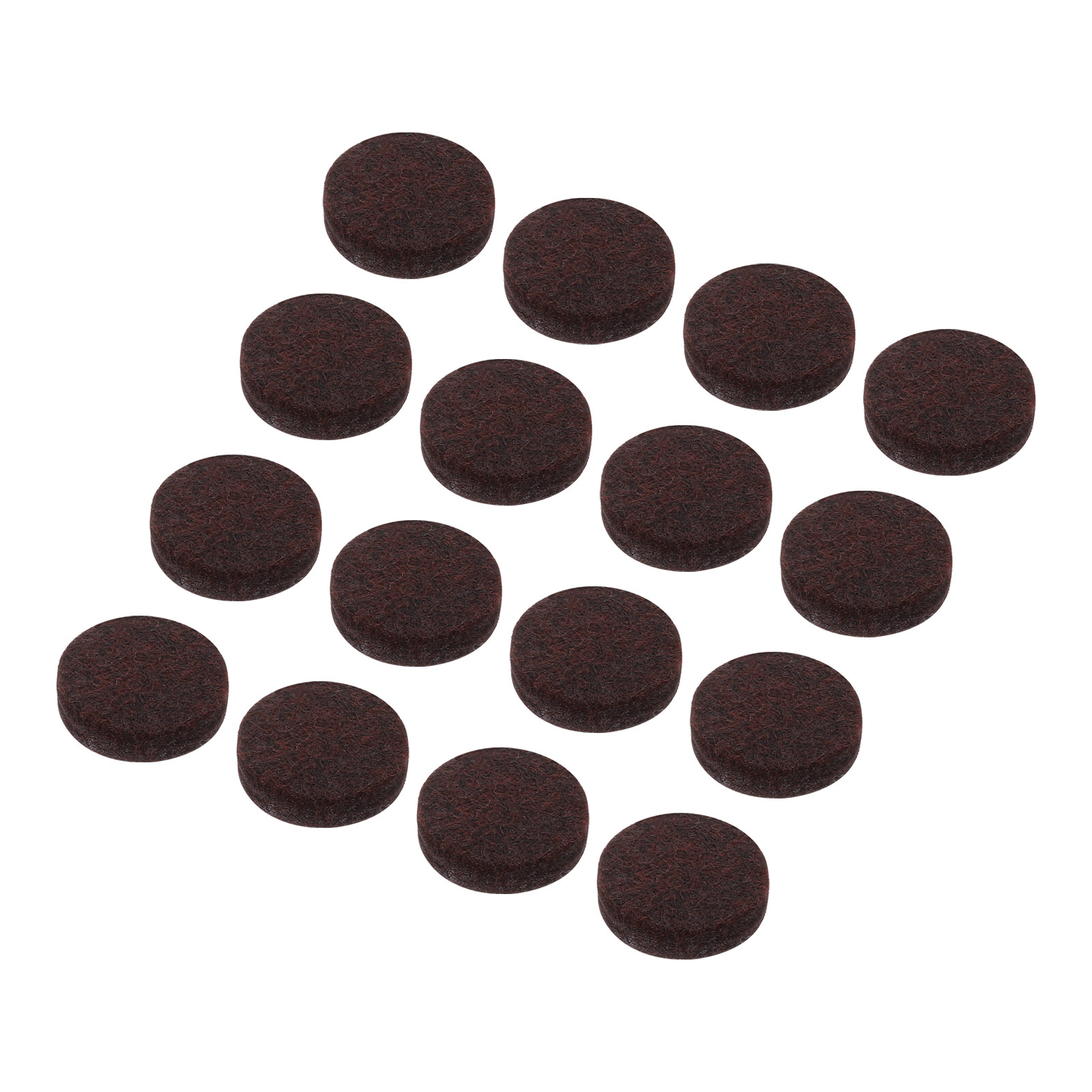 48pcs Felt Furniture Pads, 0.79 Inch Round Small Felt Protectors Brown
