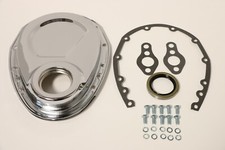 Chrome Sb Chevy Timing Chain Cover Kit 327 350 383 400 Sbc Gasket Seal Bolts Set Chrome Sb Chevy Timing Chain Cover Kit 327 350 383 400 Sbc Gasket Seal Bolts Set