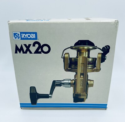 Vintage RYOBI MX20 Fresh Water Skirted Spool Spinning Reel Box