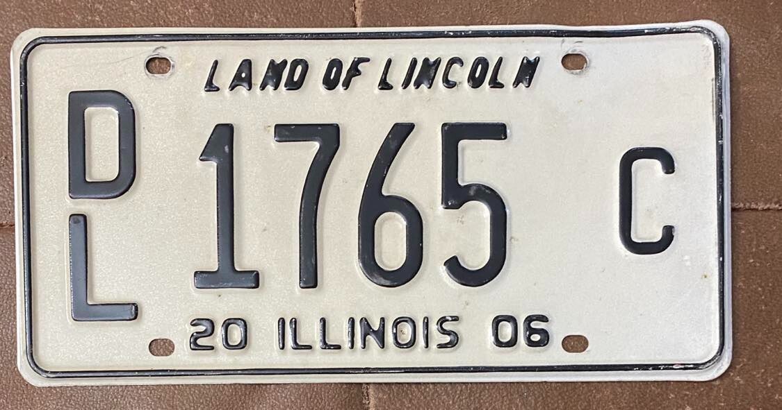 Illinois 2006 DEALER License Plate # DL 1765 C | eBay