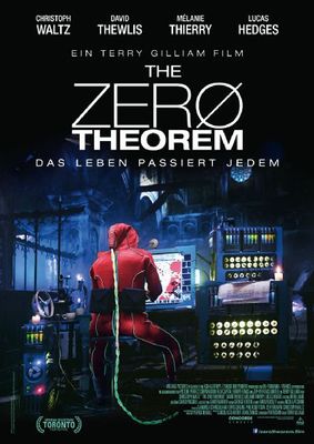 Christoph Waltz David Thewlis THE ZERO THEOREM Original Filmplakat A1 GEROLLT