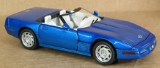Welly 1995 Cheverolet Corvette Blue DIE-CAST 1:24 NOS