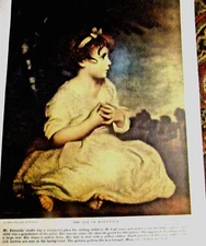 1936 FIRST EDITION Asst. FAMOUS PAINTING PRINTS "BEAUTIFUL MASTERPIECES"