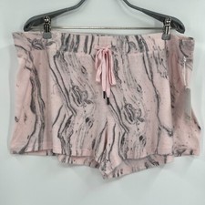 PJ Salvage Mar Marble Lounge Pajama Shorts sz XL Pale Pink/Grey RWMMS NWT