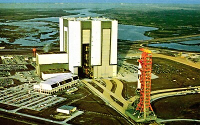 Skylab 2 Rollout From VAB Kennedy Space Center NASA Florida Postcard