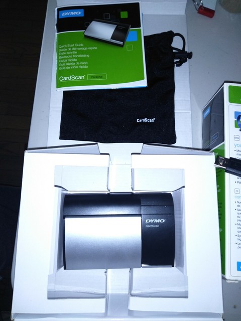 Dymo Dymo Cardscan Personal V9 Business Card Scanner For Sale Online Ebay