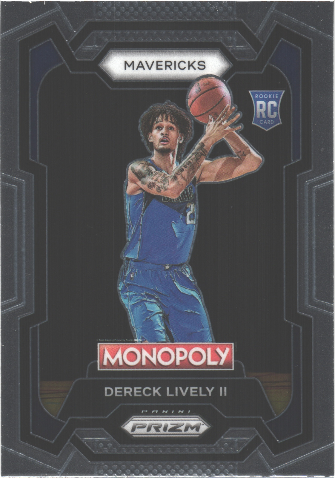 2023 Panini Monopoly Prizm Dereck Lively III