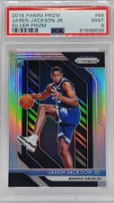 2018 PANINI PRIZM SILVER #66 JAREN JACKSON JR RC ROOKIE GRIZZLIES PSA 9