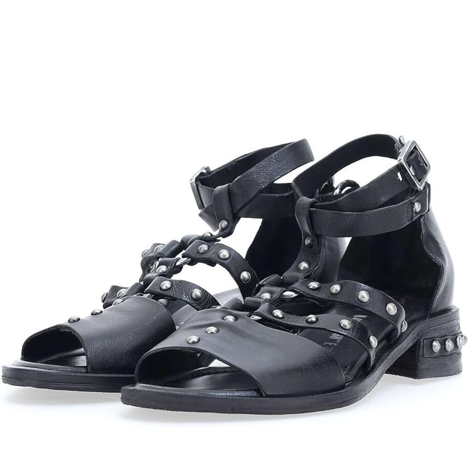 A.S. 98 Gail Studded Leather Cage Sandals Sz EU42/US 11.5-12  display picture 2