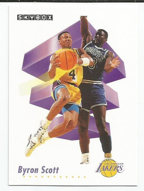 BYRON SCOTT 1991-92 SKYBOX CARD FLAWLESS CONDITION