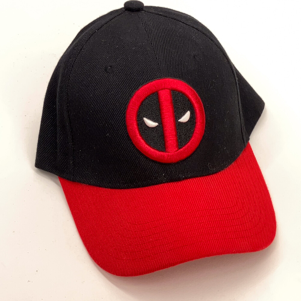 Deadpool black red baseball hat - image 1