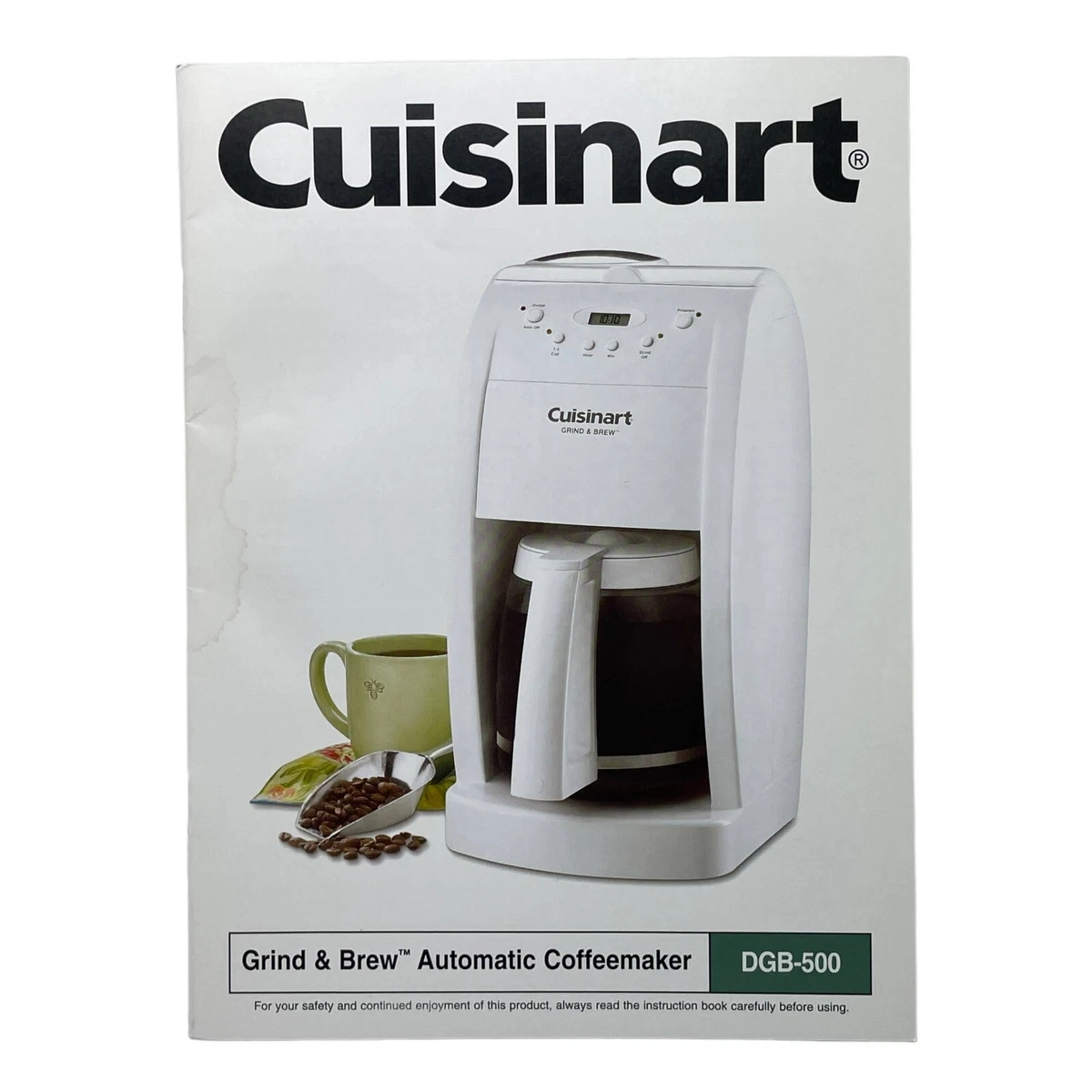 Cuisinart automatic grind and brew instructions cheap
