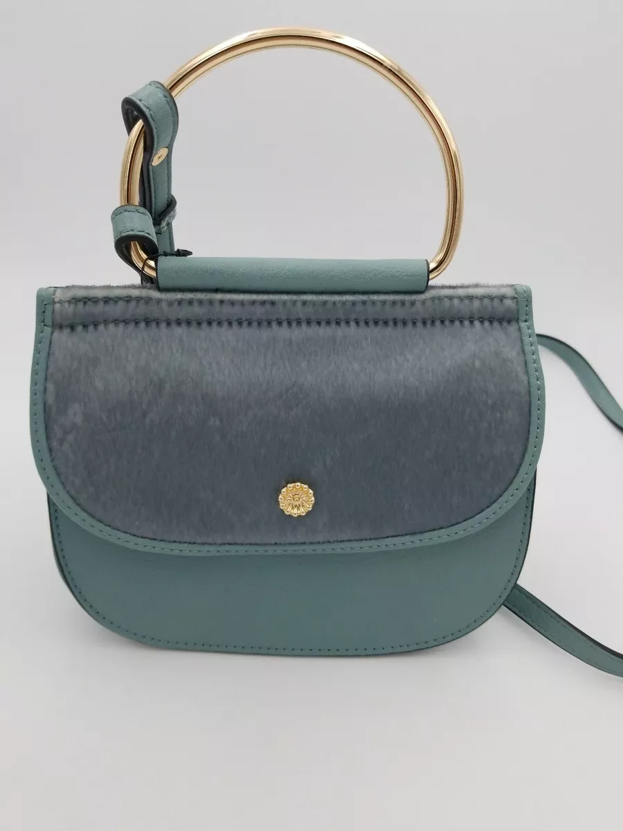 Lauren Conrad Purse blue gray handbag