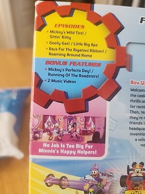 New Sealed Disney Mickey and the Roadster Racers (DVD) W/ Metal