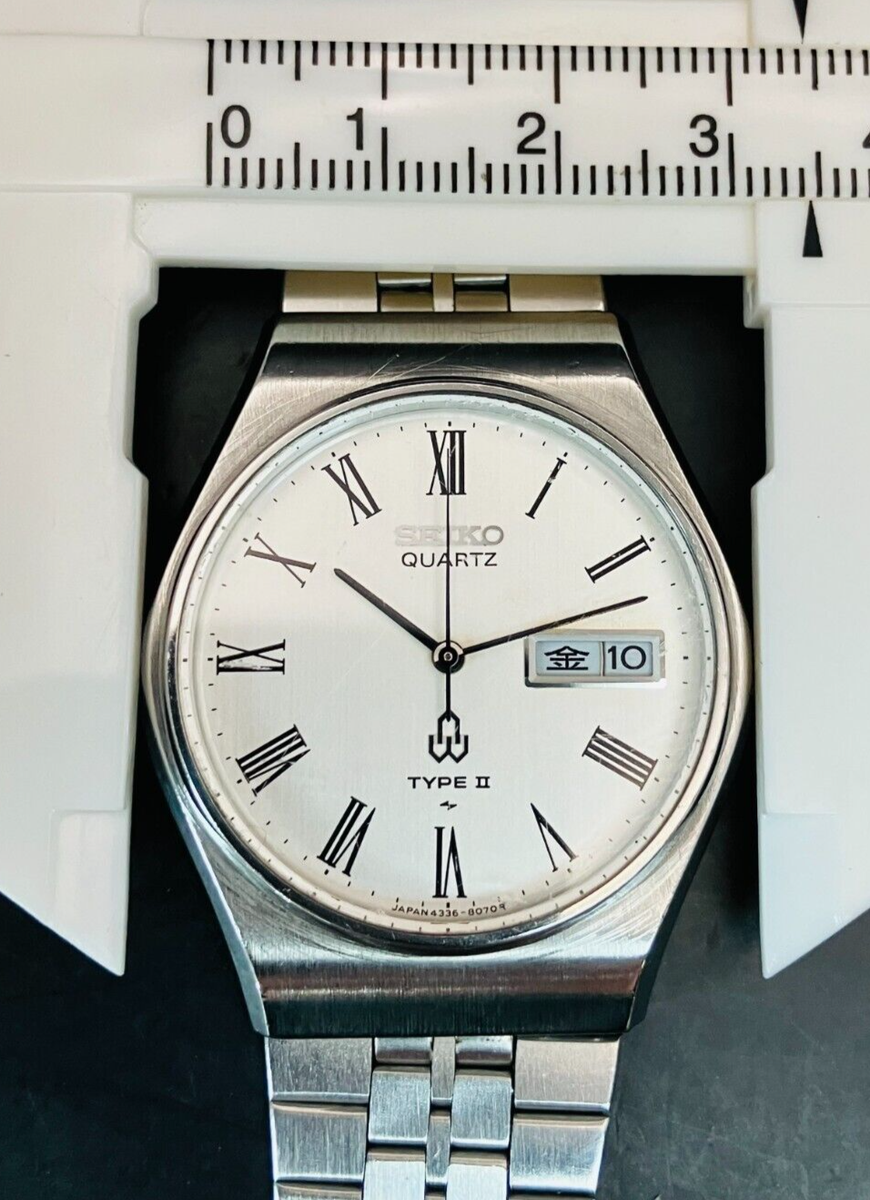 SEIKO セイコー　QUARTZ TYPEⅡ4336-7000 VINTAGE SEIKO QUARTZ TYPE II 4336-7000 FOR PARTS OR REPAIR