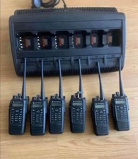 Set of 6 Motorola DP3600 UHF Digital FM Two-Way Radios with IMPRES Charger 