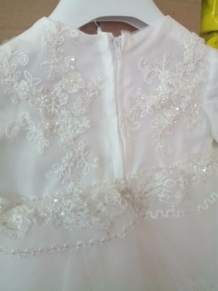 Abito battesimo bimba nuovo sartoriale - Immagine 4 di 4