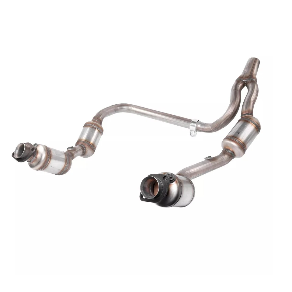 HIGHFLOW Catalytic Converter For 2007-2009 Jeep Wrangler 3.8L Y-Pipe Front EPA Foto 3 de 4