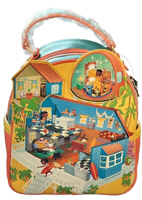 OUR UNIVERSE NWT Disney Lilo & STITCH Mini Backpack Colorful  display picture 2
