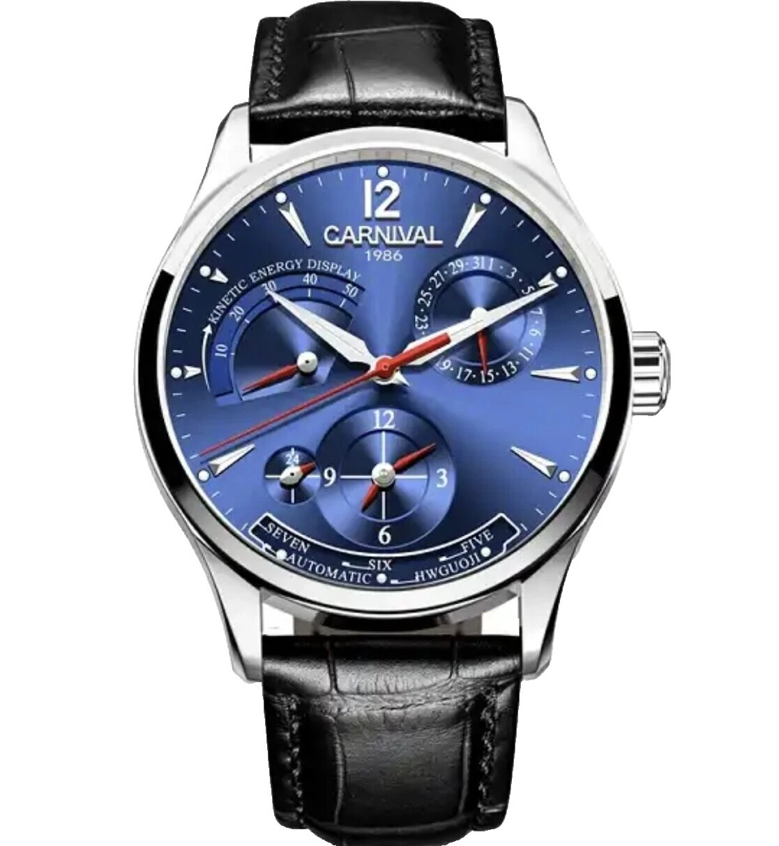 Carnival estojo de aço inoxidável relógios de pulso Mecânico (Automático)