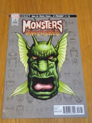 MONSTERS UNLEASHED #7 MARVEL COMICS VARIANT DECEMBER 2017