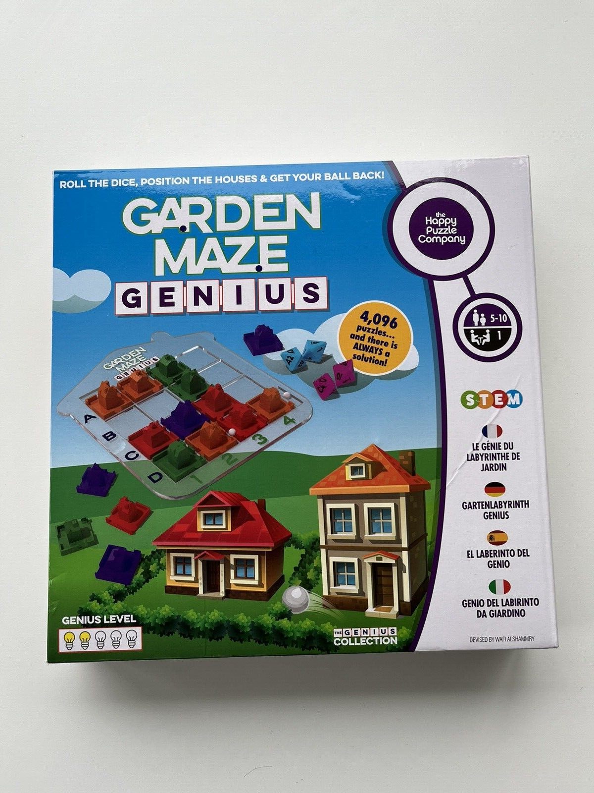 Garden Maze Genius Board Game - The Happy Puzzle Company 100% Complete